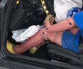 2015 BMW 2-Series IIHS Frontal Impact Crash Test Picture